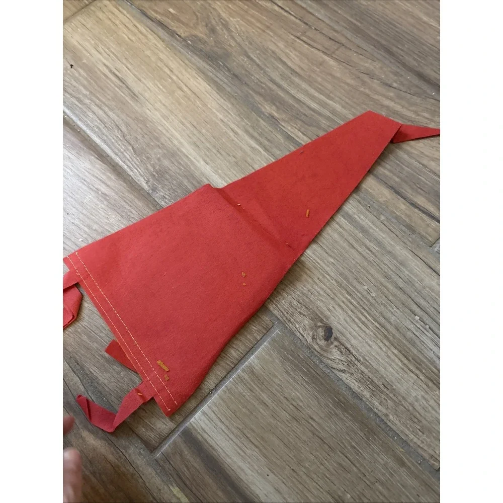 Vintage Pennant Felt La Jolla Red 17
